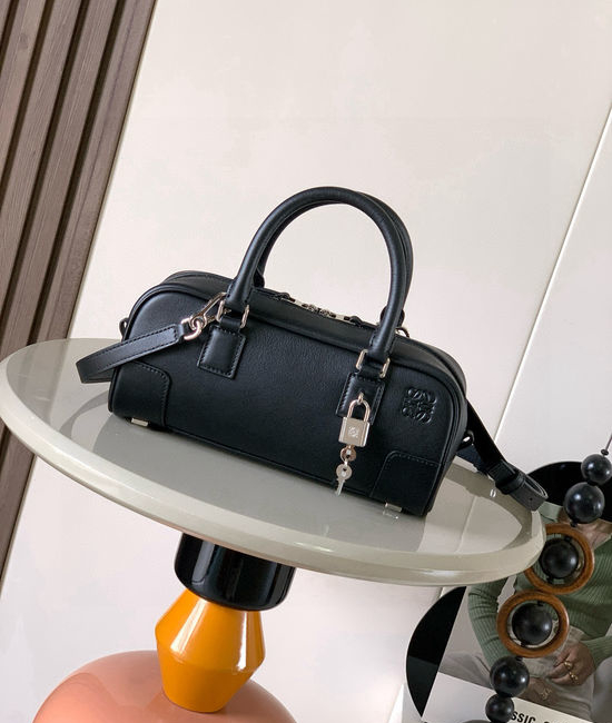 Loewe Amazona Nappa Leather Handbag With Silver Lock 9085