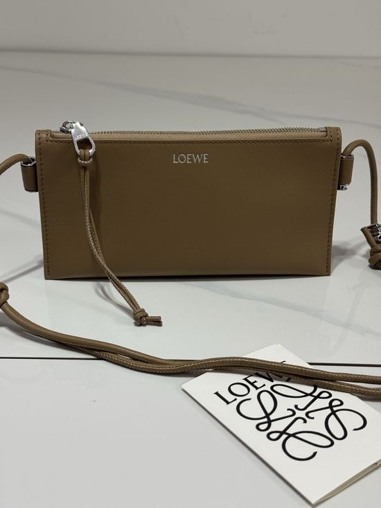 Loewe Small Organ Bag Adjustable Strap Mocha 1578