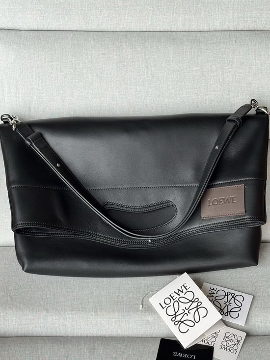 Loewe Bob Foldable Tote Bag in Glossy Leather 1577