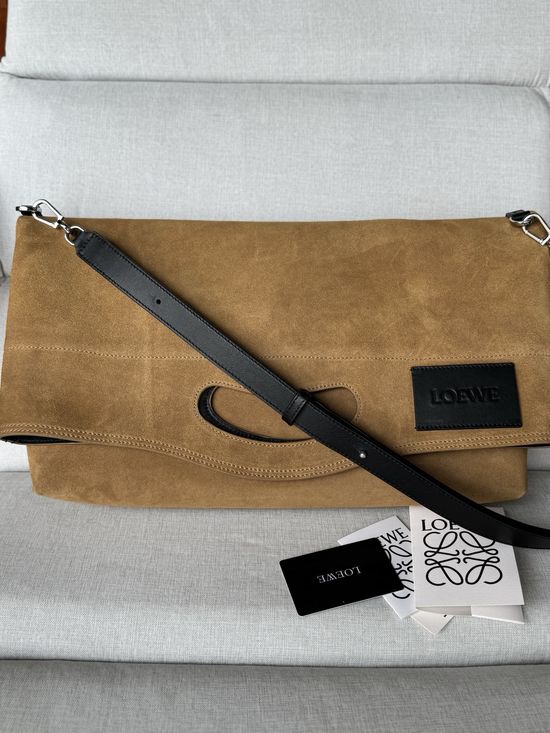 Loewe Bob Suede Foldable Tote Bag 7801