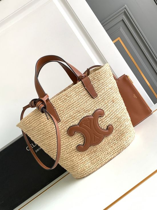 Celine TEEN Woven Classic Basket Bag 115802FF7.04LU