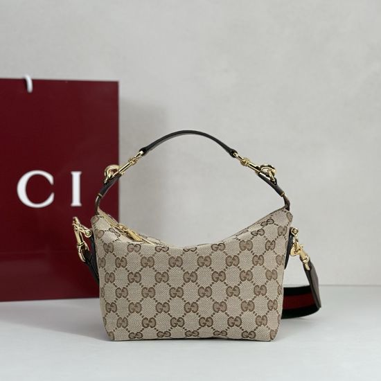 Gucci Light Beige Canvas Crossbody Bag 871595