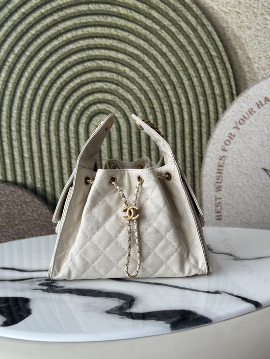 Chanel Hobo Caviar Shoulder Bag AS5293