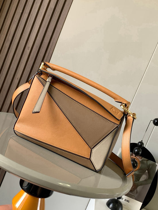 Loewe Puzzle Small Leather Satchel 9005