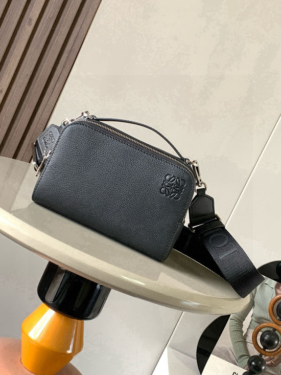 Loewe Satin Leather Mini Camera Crossbody Bag 9111