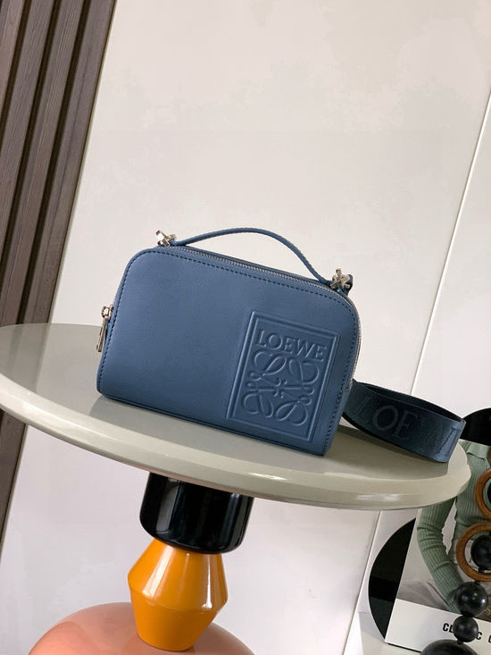 Loewe Mini Camera Satin Leather Crossbody Bag 9111