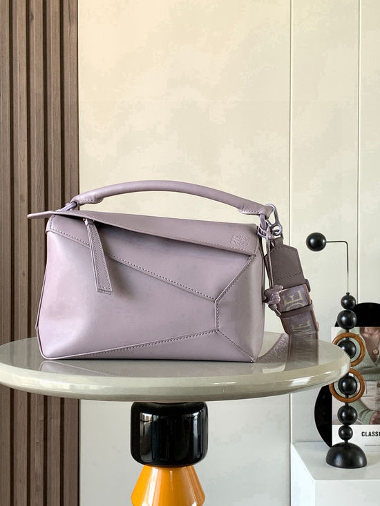 Loewe Puzzle Rabbit Decor Leather Bag 9001