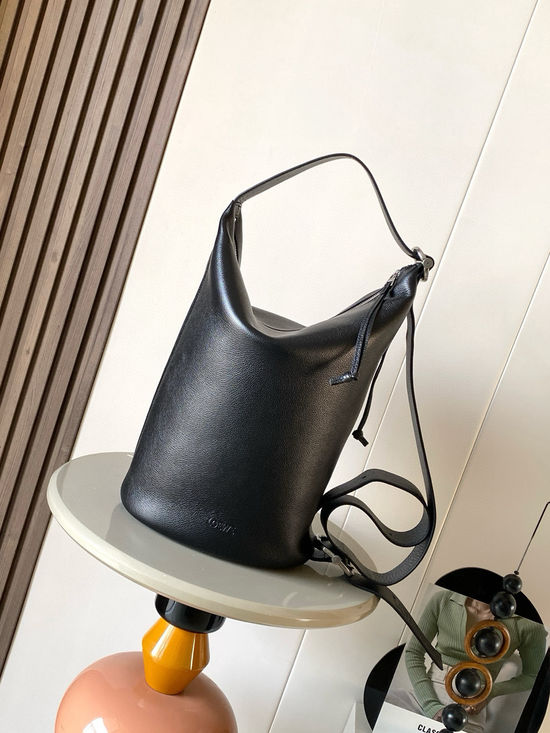 Loewe Loop Soft Grained Leather Bucket Bag 9158