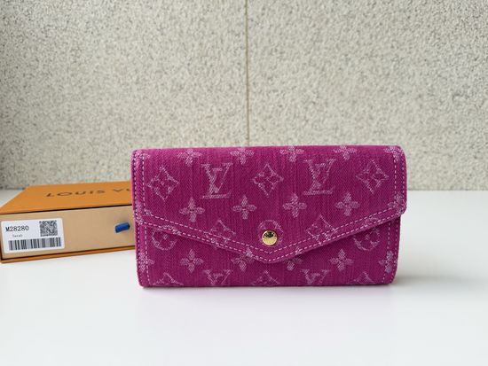 Louis Vuitton Portefoy Sara Denim Wallet M28280