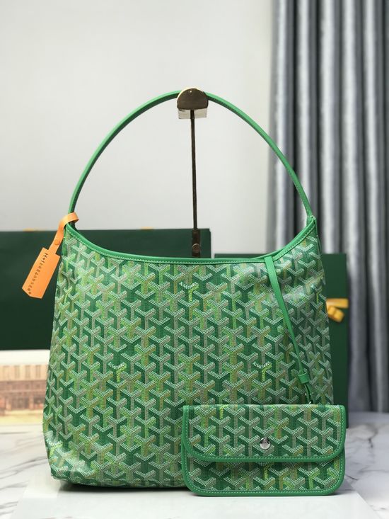 Goyard Hobo Boheme Goyardine Canvas Handbag 020223