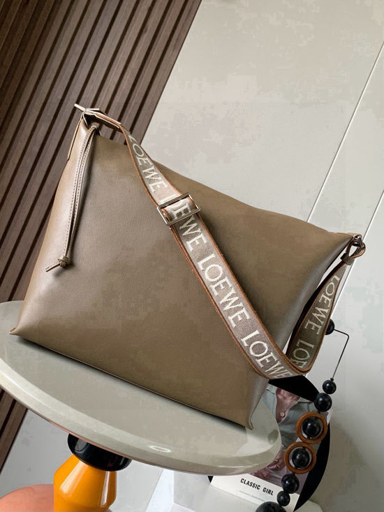 Loewe Cubi Leather Crossbody Bag 9010