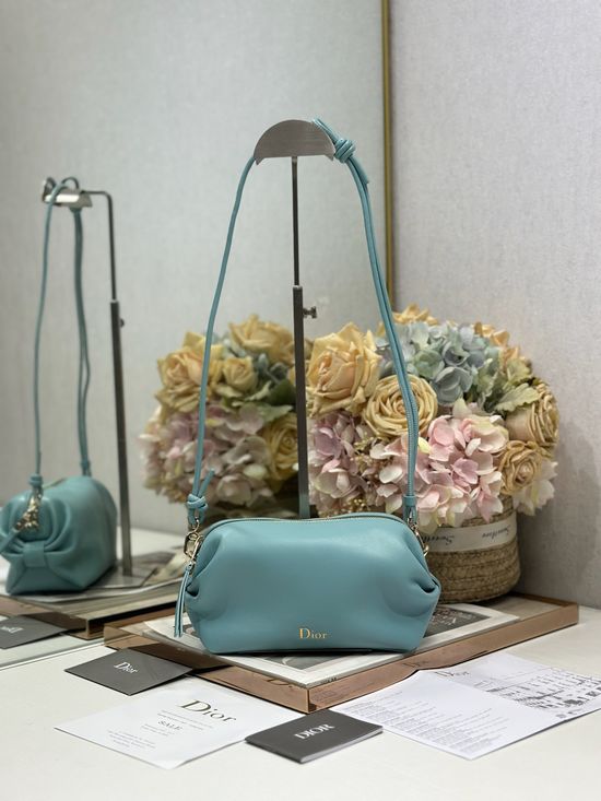 Christian Dior Bow Lambskin Clutch S3900