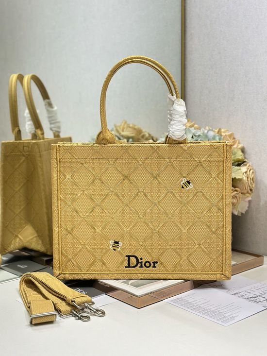 Christian Dior Book Tote Medium Handbag 1286