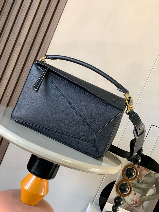 Loewe Puzzle Litchi Leather Geometric Bag 9017