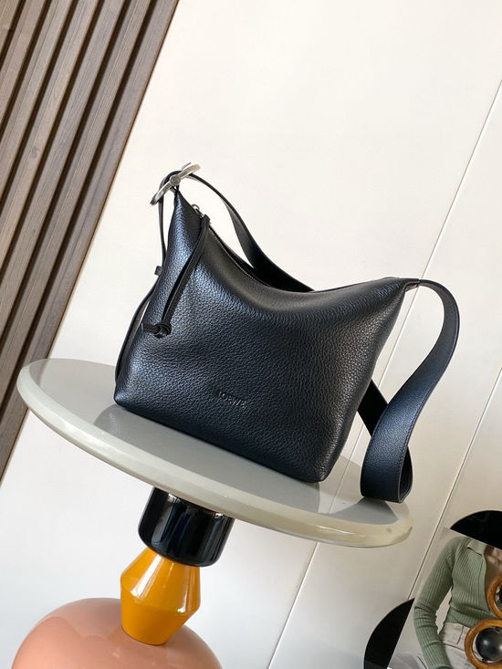 Loewe Loop Hobo Grained Leather Handbag 9159