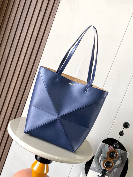 Loewe Puzzle Fold Leather Tote Bag 9029