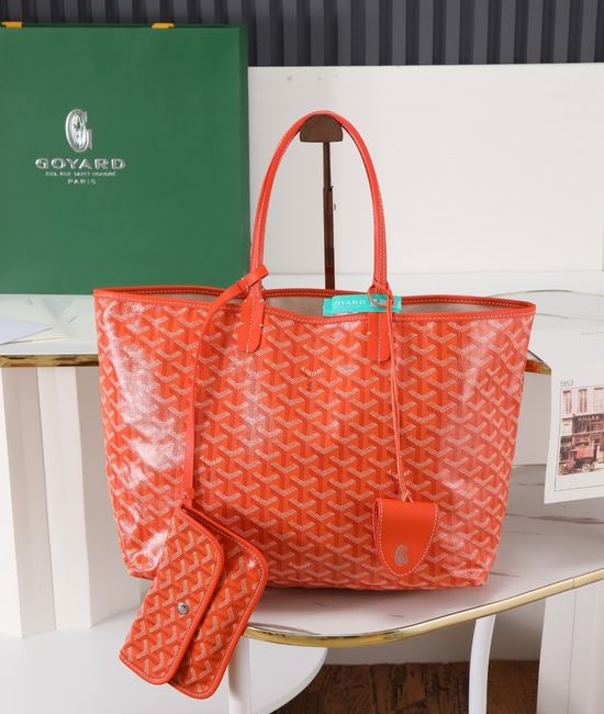 Goyard Saint Louis Reversible Tote Bag 020146m Orange