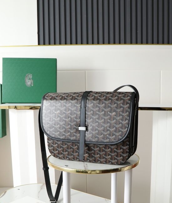 Goyard Belvedère Casual Crossbody Bag 244L Black