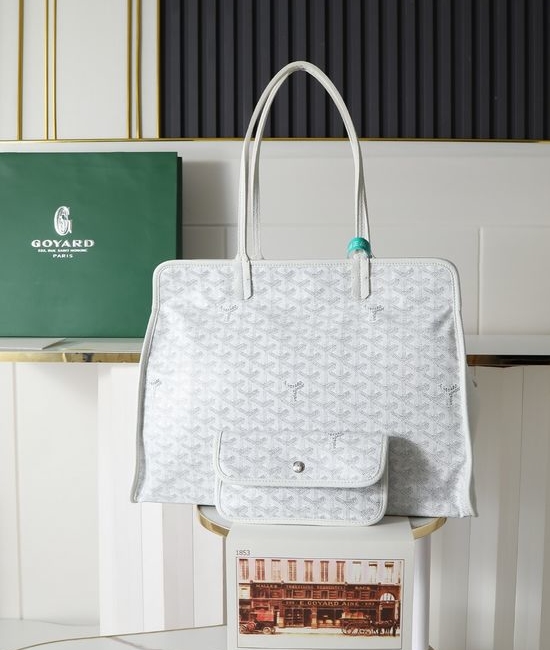 Goyard Hardy Commuter Bag White 020213