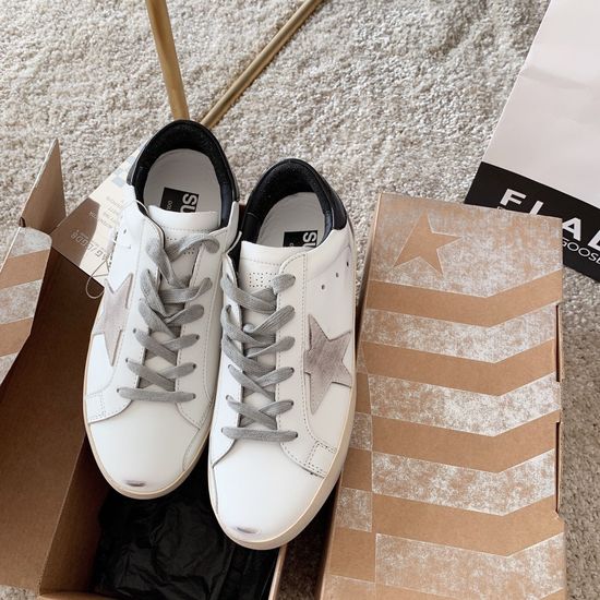 Golden Goose Premium Vintage Distressed Sneakers with Comfort Insoles