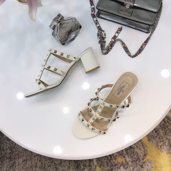 Valentino Soft Goat Leather Multi Heel Height Dress Shoes