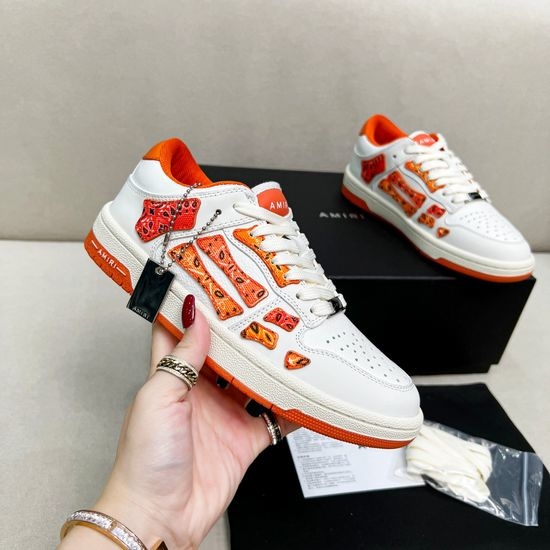 Amiri Casual Sneakers with Unique Decor Comfortable Daily Footwear