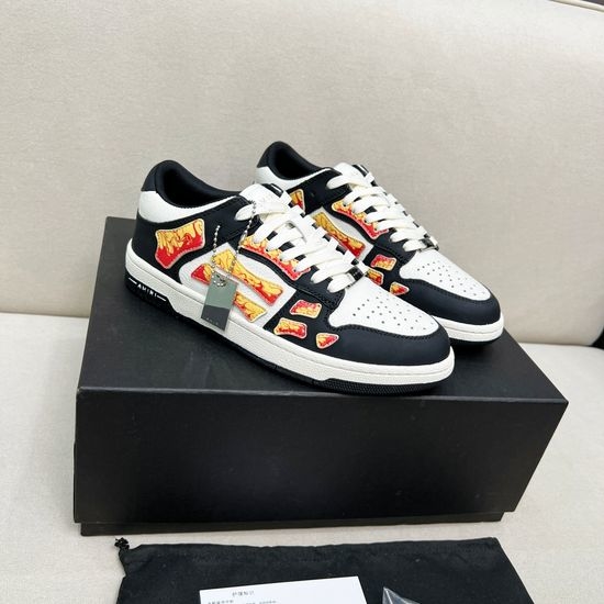 Amiri Casual Sneakers with Unique Decor Comfortable Daily Footwear