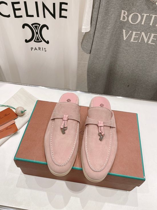 Loro Piana Classic Suede Loafers Comfortable Durable Daily Casual Shoes