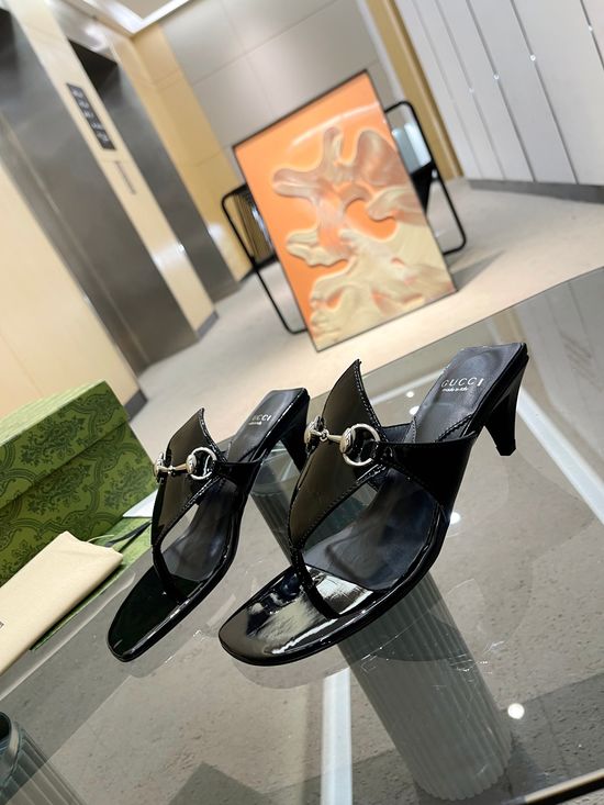Gucci Velvet Bow High Heel Slide Sandals Premium Leather Sole