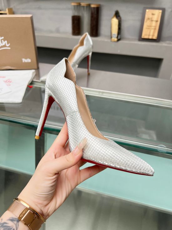 Christian Louboutine Classic Stiletto Heels With Signature Red Sole