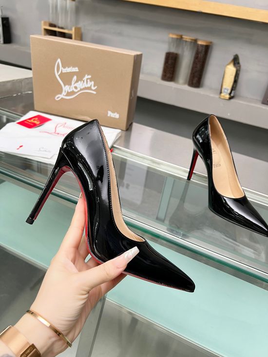 Christian Louboutine Classic Stiletto Heels With Signature Red Sole