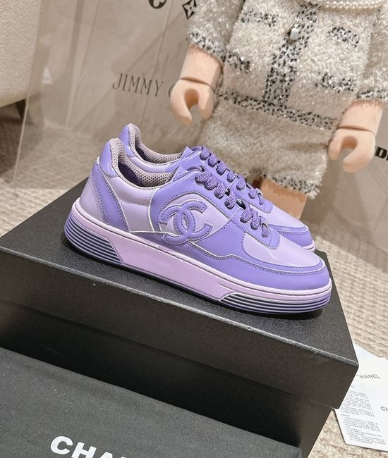 Chanel Classic Black And White Casual Skate Shoes