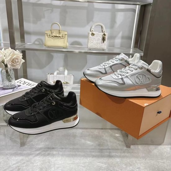 Louis Vuitton LV Silver Casual Comfortable Sneakers with Premium Quality