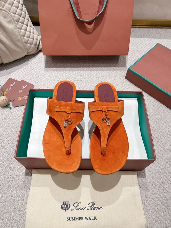 Loro Piana Soft Cashmere Slides with Premium Leather Outsole