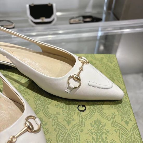 Gucci Patent Leather Flat Slides With Metal Decor Durable Sole