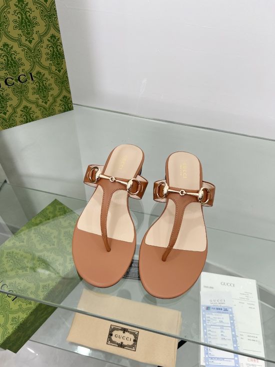 Gucci Premium Leather Casual Shoes with Durable Outsoles