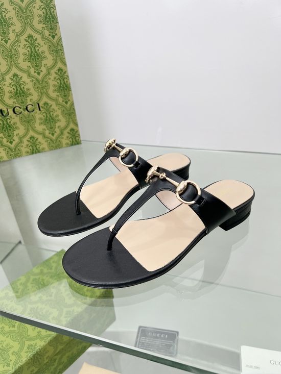 Gucci Premium Leather Casual Shoes with Durable Outsoles