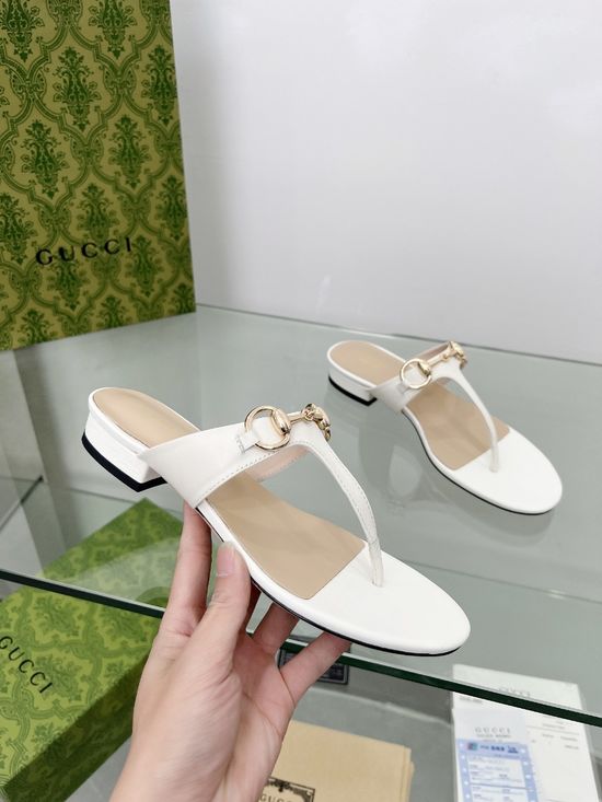 Gucci Premium Leather Casual Shoes with Durable Outsoles