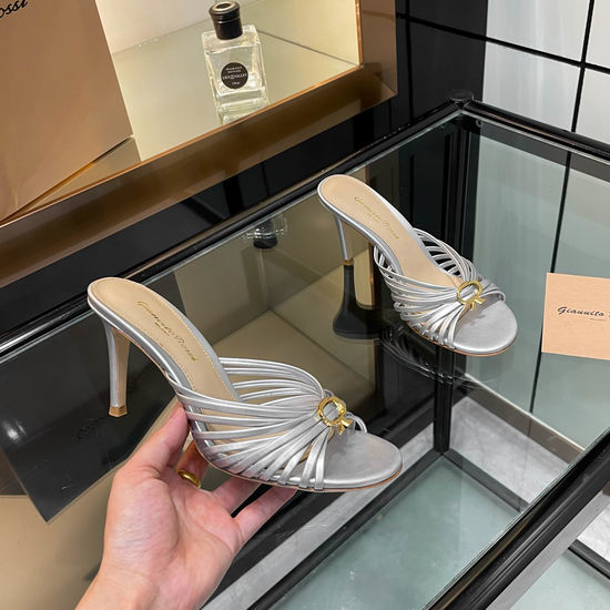 Gianvito Rossi Strappy High Heel Mules Comfortable Stylish Formal Casual Footwear