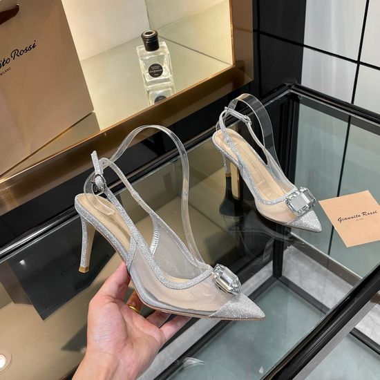 Gianvito Rossi Gemstone High Heel Sandals Premium Quality Elegant Party Shoes