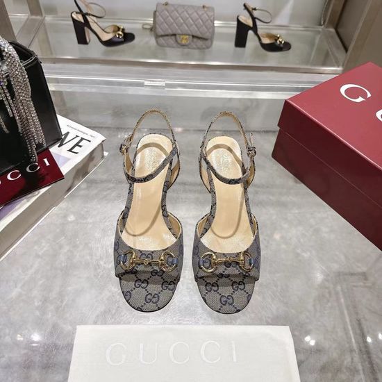 Gucci Buckle Decor High Heel Shoes Soft Leather Premium Daily Footwear