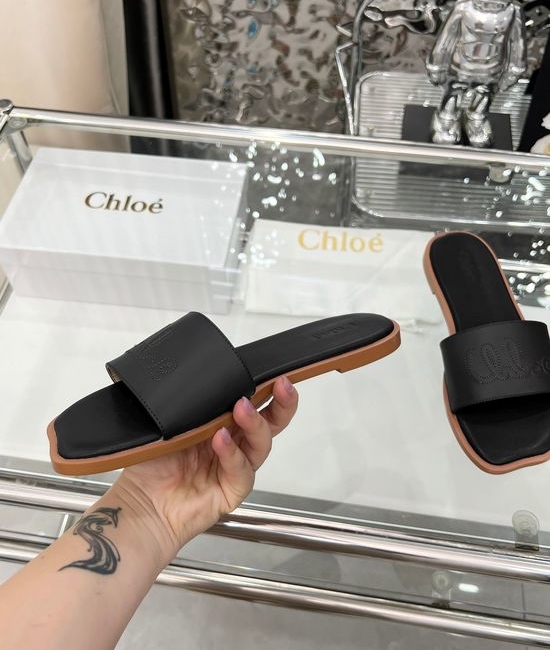 Chloe Classic Casual Leather Shoes Comfortable Soft Sole Daily Footwear