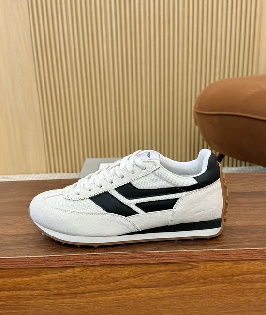 Tom Ford Premium Mixed Material Low Top Classic Sneakers