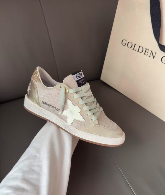 Golden Goose GGDB Vintage Distressed Casual Comfortable Suede Upper Fashion Sneakers