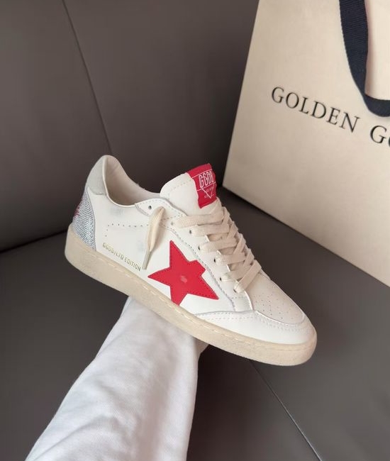 Golden Goose GGDB Vintage Distressed Leather Upper Non Slip Casual Shoes