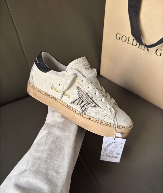 Golden Goose GGDB Vintage Distressed Casual Comfortable Suede Upper Daily Sneakers