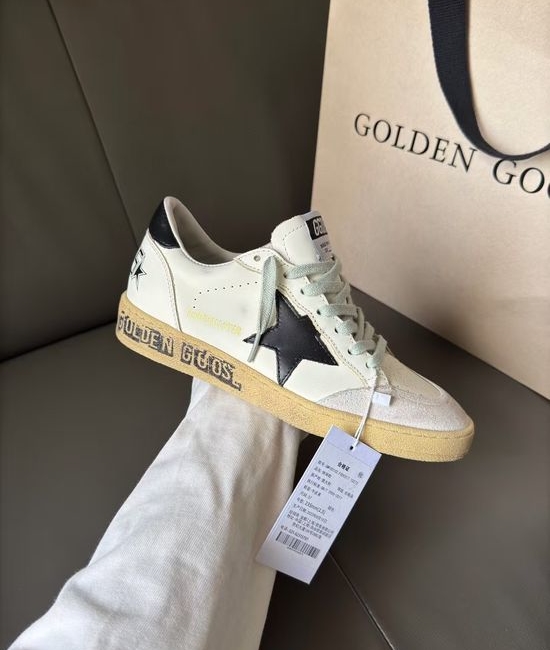 Golden Goose GGDB Classic Distressed Casual Couple Shoes Comfortable Genuine Leather Upper