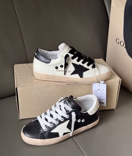 Golden Goose GGDB Premium Casual Distressed Leather Comfortable Daily Sneakers
