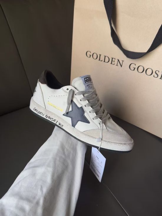 Golden Goose Premium Vintage Distressed Casual Comfortable Leather Walking Sneakers