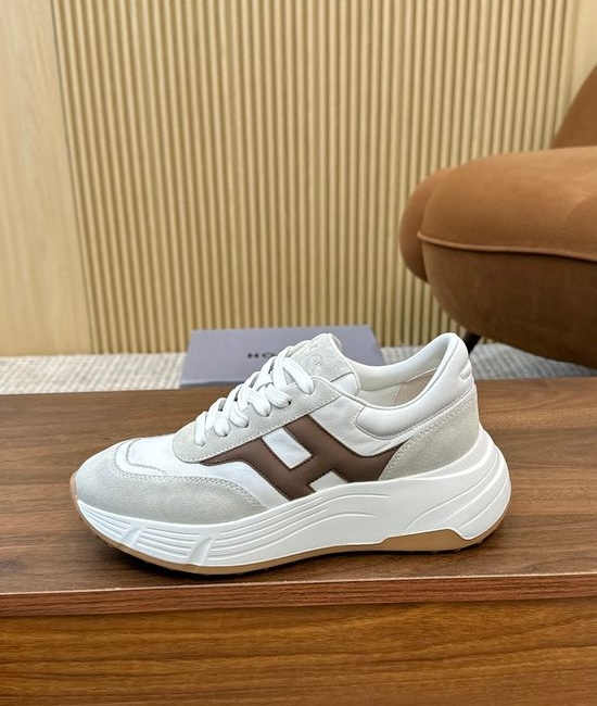 Hogan Comfortable Thick Sole Casual Sneakers with Premium Upper